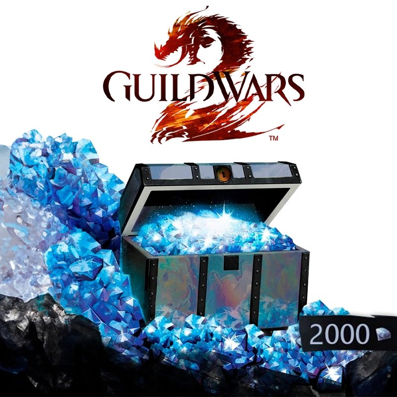 2. Guild Wars 2 Gem Card 2000