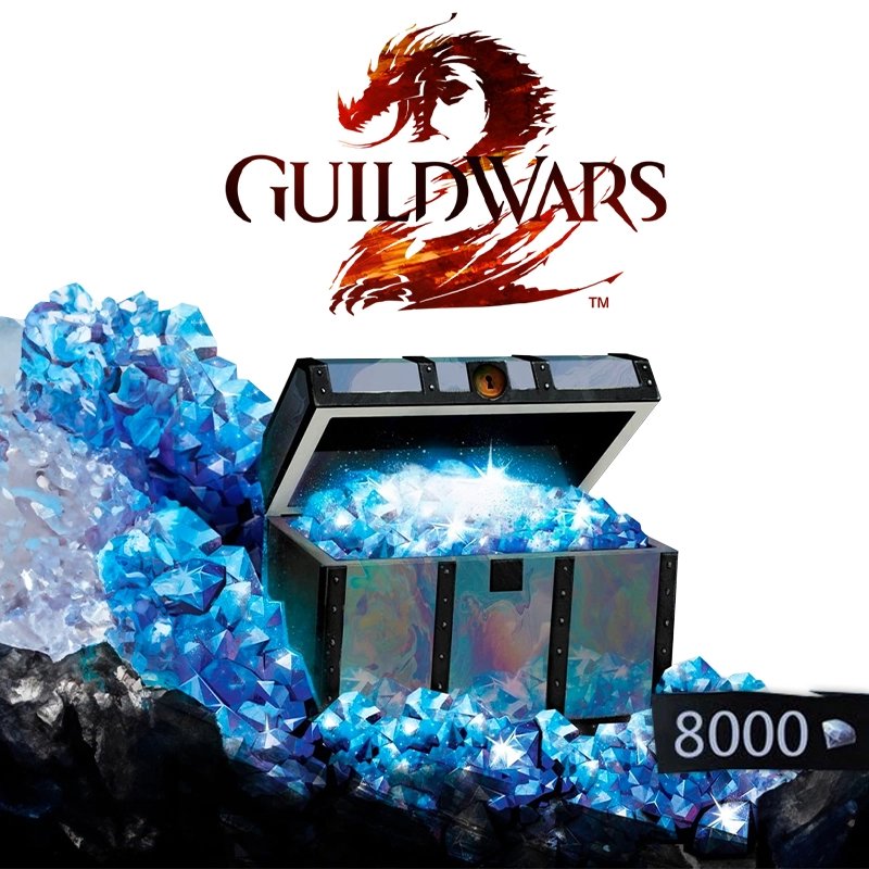 Guild Wars 2 Gem Card 8000